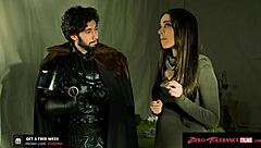 milady dives south for sloppy 69 and deepthroat in cosplay parody