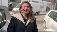 Hot milf Gabyx gets a facial on her body
