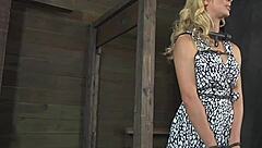 Bound Slut Sucks Tight Cock Roughly.