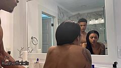 Making My Step Brother Cum Twice With Bareback Blowjob And Bent Over Fucking