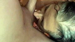 My girlfriend gives me a deep blow job with great enthusiasm
