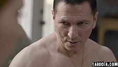 Old babysitter Arietta Adams gets naughty with John