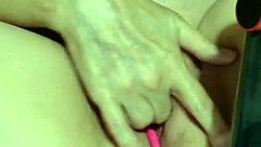 Watch this naughty housewife squirt creamy cum on cam!