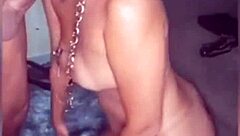 casadinha encoleirada sendo usada pelo dotado tapa na cara engasgo chicote asfixia completo no red