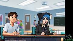 Steamy schoolgirls and naughty teachers in Summertime Saga