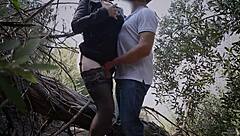 Risky public sex in park with petite Bella Hentaigirl - too hot?