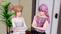 hey, playing harem hotel game in a hotel room