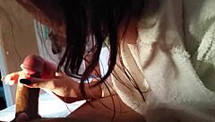 White Slut Sucks Cock Passionately