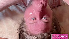 Dirty talking blonde gets rough treatment from her BDSM partner
