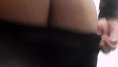 Slut Shakes Big Ass Hard In Bathroom.