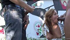 Ever seen a chestnut babe banging hard on a public bus?