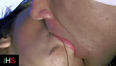 brunette mom loves getting fucked by a muscular guy with a big cock.