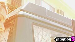 look at uma jolie posing naked and showing her big booty