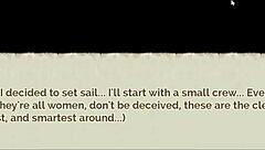 Lusty buccaneers parody hentai game ep 1: nami boldly exposes her naked body at night