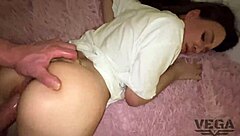 Beautiful Step Sister Helps Virgin Stepbrother With Creampie