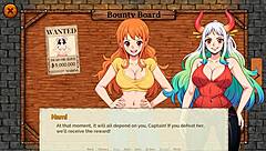 Lusty buccaneers parody hentai game ep 1: nami boldly exposes her naked body at night