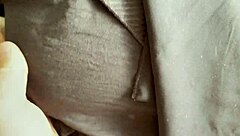 In this homemade scene, the indian wife gives a handjob to her stepson.