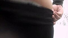 Slut Shakes Big Ass Hard In Bathroom.