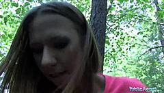 Public Agent Long Haired Babe Fucked Outside!