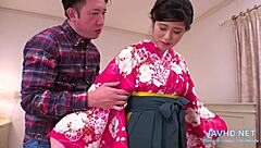 Japanese Babe Sucks Cock Hard!