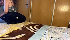 Cuckold Watches Shaved Pussy Fucking