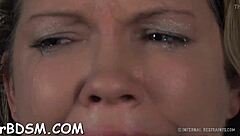 Whipping And Ball Licking In Sadomasochism Session.