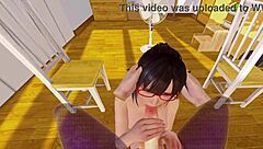 She Sucked Me Off in Virtual Reality Hentai Anime