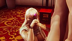 3D animated hentai with 18-year-old gyaru girls getting naughty at home