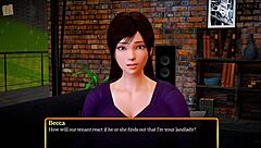 Redhead milf with small tits in my new family game