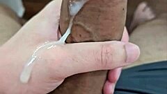 Hot gay guy gets a great handjob from his neighbor