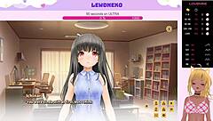 Vtuber Lewdneko’s seductive gameplay of Love Cube Part 9