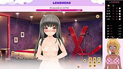 Vtuber Lewdneko’s seductive gameplay of Love Cube Part 9