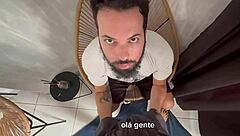 Bearded Man Sucks 41 Cocks In Intense Blowjob Session