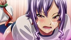 Hentai threesome with babes and big boobs in 3D