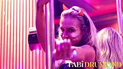Big-boobed Diabinha's pole dance and hot sex with amateur