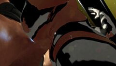 Anime Cow Girl Pounded Hard Against Cage