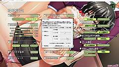 Japanese anime porn game with Lovedori heroine