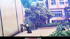 Anal Sex Makes Her Face Become An Ahegao - Hentai Porn