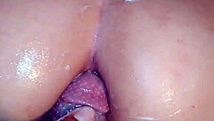 the lover enjoys anal with her passionate partner