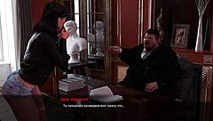 Girl Licks Secretary's Ass In Hentai Anime 3D Game