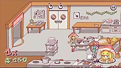 Futanari Hentai Game Ep 1 Features Shemale Cum as Special Sauce in Restaurant Scene