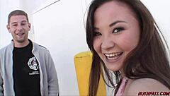 petite asian teen takes thick dick