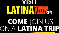 Amateur Latina's Messy Throat Fuck With Monster Cock