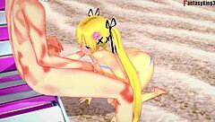Marie Rose Bikini Fucking On The Beach 4 Doa