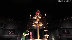 Ryo explores the red robin lounge with a machine table.