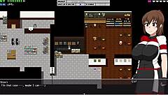 garota levanta a camisa na aula e mostra os peitos grandes enquanto assiste