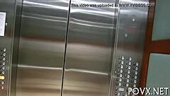 Petite teen deepthroats cock then fucks hard