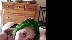 Beautiful Latina gives a hot blowjob