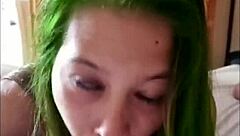 Beautiful Latina gives a hot blowjob