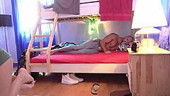 Skinny teen gets her wet pussy pounded by a gay friend